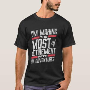 Camiseta Viajante de RV Aposentado Nômade Motorhome Aposent