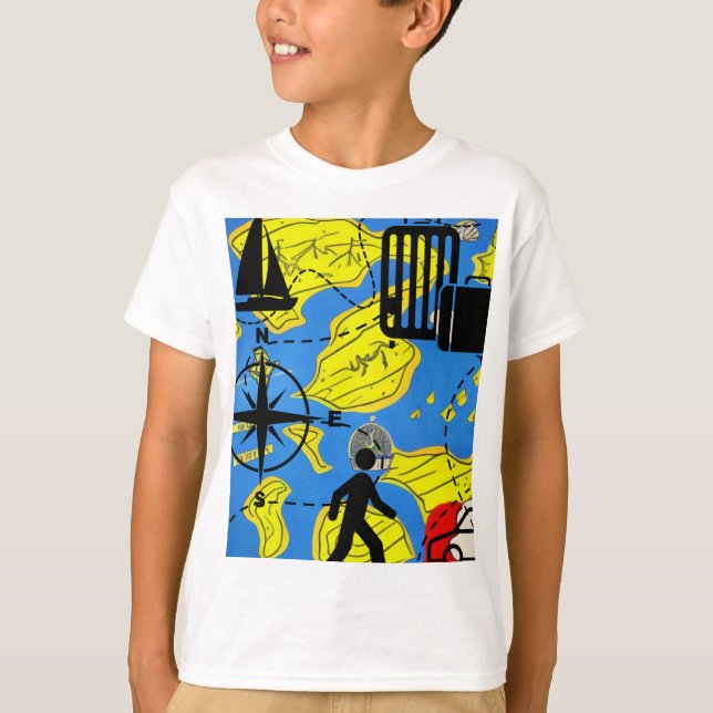 Camiseta Viajante do Mundo (Frente)