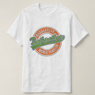 Camiseta Viajante do mundo Mochileiro de Madagascar