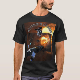 Camiseta Viajante espacial e detritos de asteroides