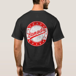 Camiseta Viajante global - Camisa-T do Canadá
