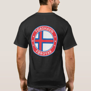 Camiseta Viajante Global - 'Cidade', Føroyar (Editar) T-Shi