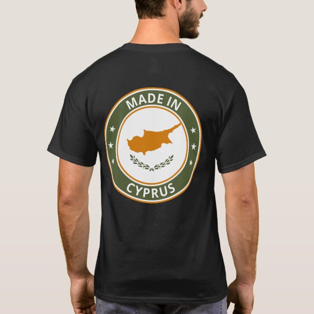 Camiseta Viajante Global - Feito em Chipre (Verso)