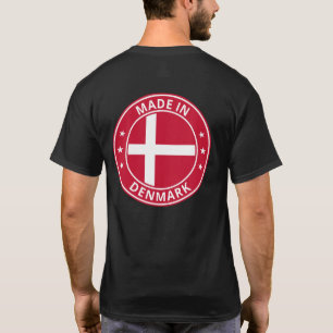 Camiseta Viajante Global - Feito Em Danmark   Dinamarca (Ed