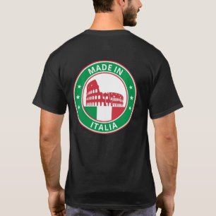 Camiseta Viajante Global - Feito Em Roma, Itália (Editar)