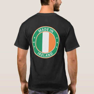 Camiseta Viajante Global - Feito Na Irlanda (Editar)