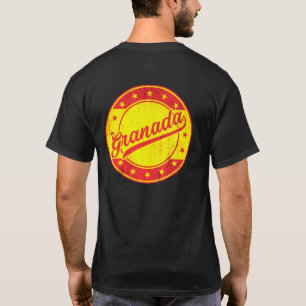 Camiseta Viajante global - Granada, Espanha
