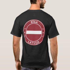 Camiseta Viajante Global - Rīga | Riga, Letónia | Letónia
