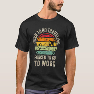 Camiseta Viajante legal com Viagem de Gráfico M