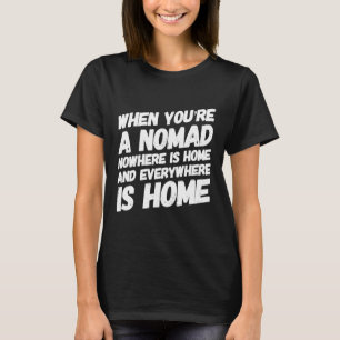 Camiseta Viajantes Nômade Wandering Adventure Traveling Sa