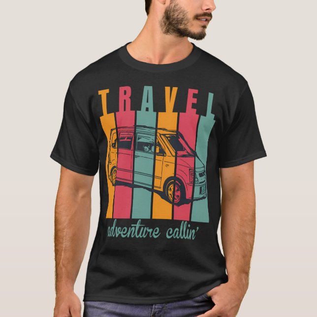 Camiseta Viajar para Aventura (Frente)