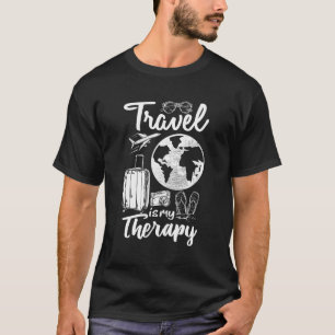 Camiseta Viajar Para Camg Trip World Traveler Viagem É O Me