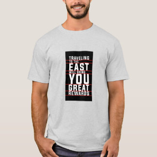 Camiseta Viajar para o Leste