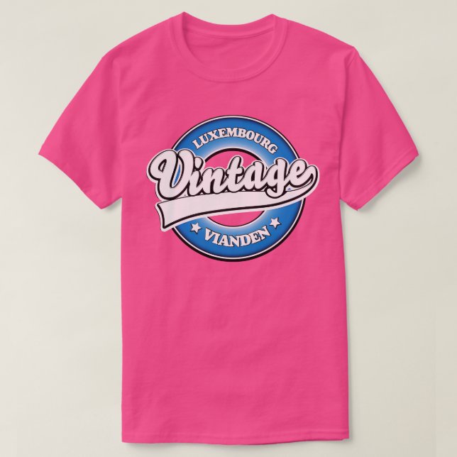 Camiseta Vianden luxemburgo retro (Frente do Design)