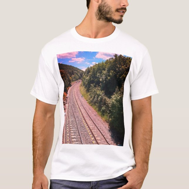 Camiseta Vias do comboio (Frente)