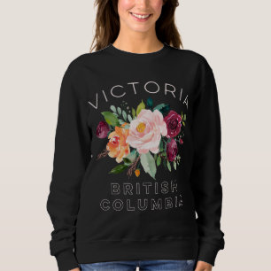 Camiseta Vias Florais de Jardim Floral Victoria BC Canada
