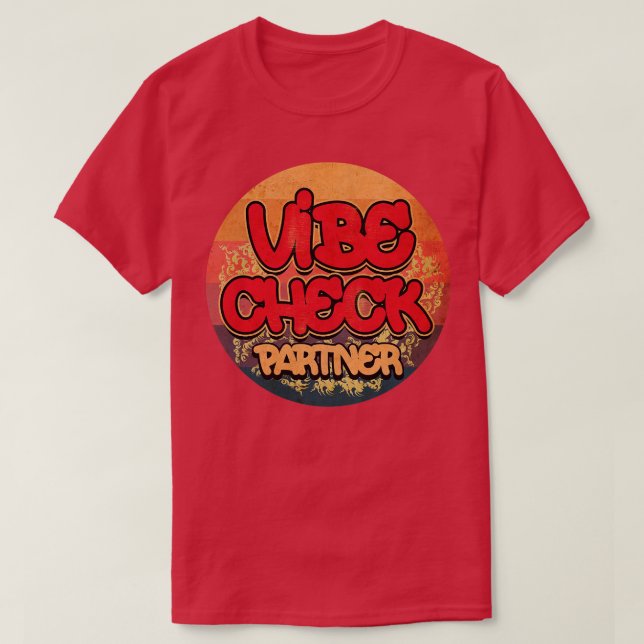Camiseta Vibe Check Vintage (Frente do Design)