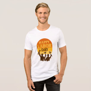 Camiseta Vibe Retrô do Dia do Trabalhador