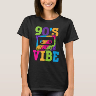 Camiseta Vibe Vintage de 1990 Music 90s Festa de Costume Ni