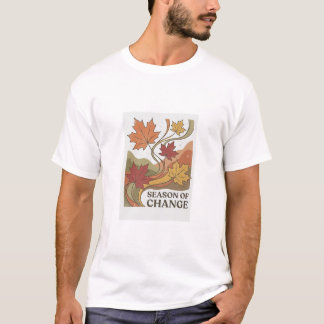 Camiseta Vibes aconchegantes do outono com esta Temporada d