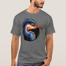 Camiseta Vibes Clássicas de Enchimento do Herão Azul