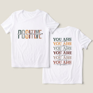 Camiseta Vibes da mente positiva inspiracionais