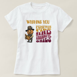 Camiseta Vibes de Ação de Graças Retroativo