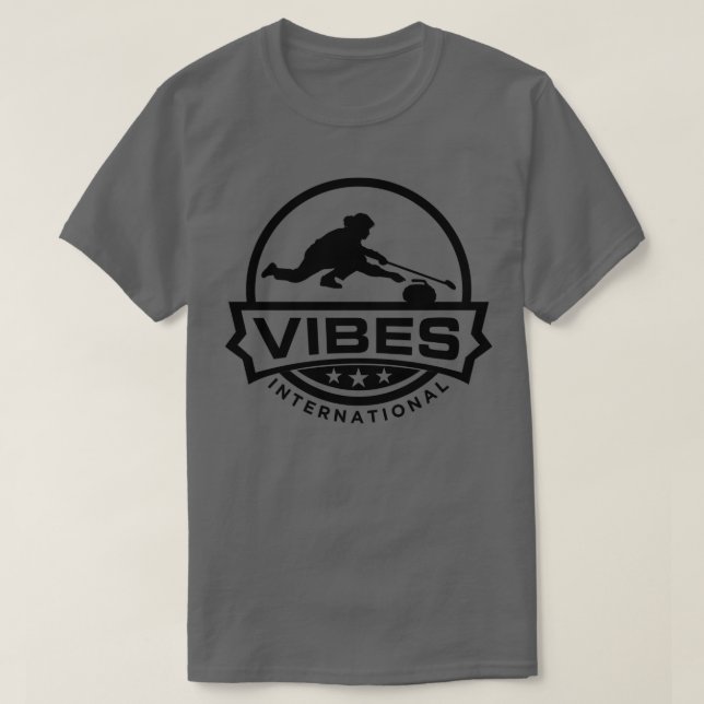 Camiseta Vibes de Curling (Frente do Design)