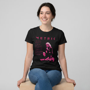 Camiseta Vibes de Indie Rock: Letra da Banda Metric Emily H