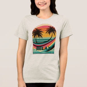 Camiseta Vibes de Palmeira Retro Vintage