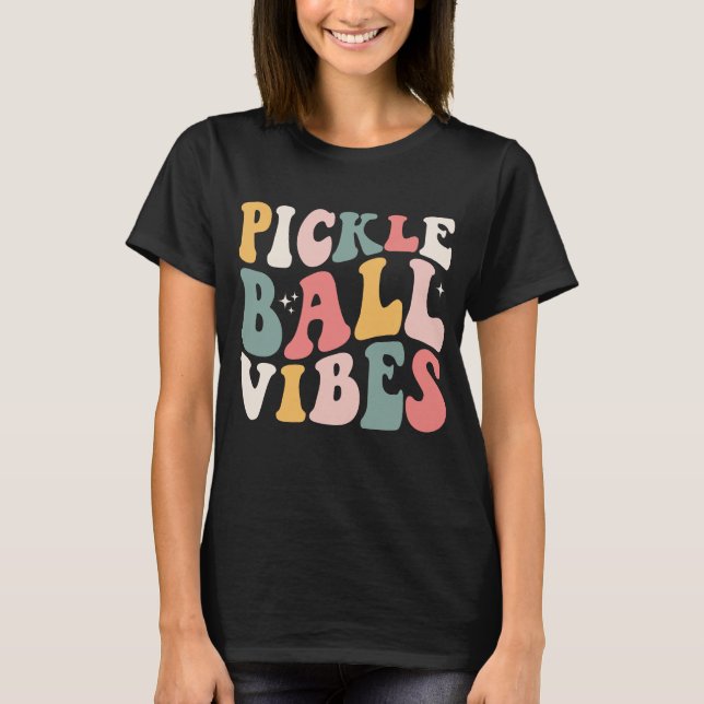 Camiseta Vibes de Pickleball de Ondas (Frente)