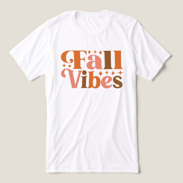 Camiseta Vibes de queda (Design frontal)