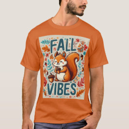 Camiseta Vibes de queda divertida