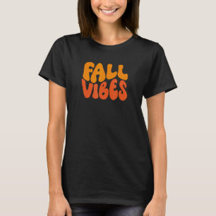 Camiseta Vibes de queda Vibes na parte traseira do Design