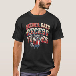 Camiseta Vibes de Recesso de Dias de Escola
