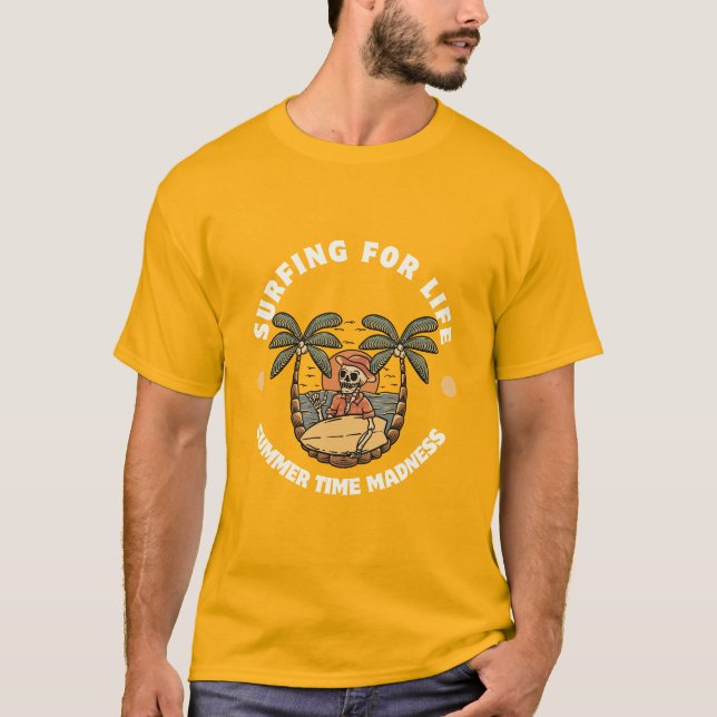 Camiseta Vibes de surfe (Frente)