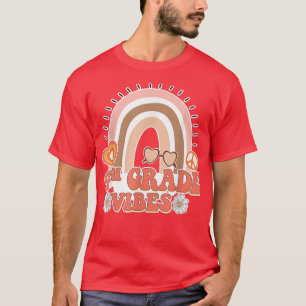 Camiseta Vibes Do 4º Grau Retroativo Dos Anos 70 Arco-Íris