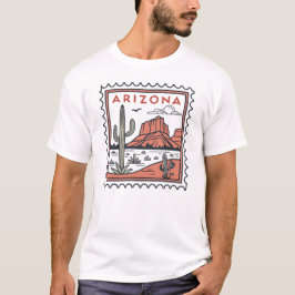 Camiseta Vibes do Deserto do Orgulho do Estado da arizona
