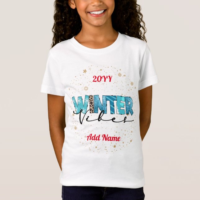 Camiseta Vibes do inverno Personalizam (Frente)