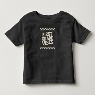 Camiseta Vibes do Primeiro Dia do Primeiro Ano Volta às Aul