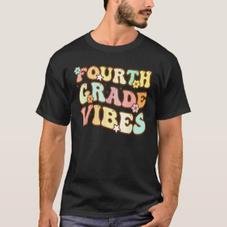 Camiseta Vibes do Quarto Ano 4ª Série Retro Professores Alu