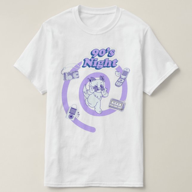 Camiseta Vibes dos anos 90 (Frente do Design)