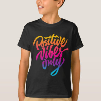 Camiseta Vibes Positivas Apenas, Citações Inspiracionais Gr