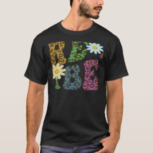 Camiseta VIBES Retro PRE K Professor Paz Amor PréK Rosa