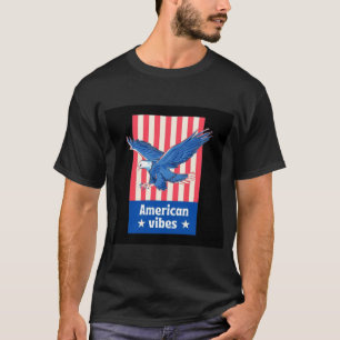 Camiseta "Víbias Americanas: O Espírito da Liberdade T-Shir