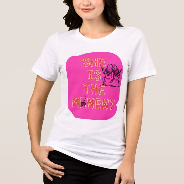 Camiseta Víbias empoderadas - Ela é a chá do momento" (Frente)