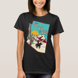Camiseta Víbias Selvagens do Oeste Selvagem da Vida Ocident