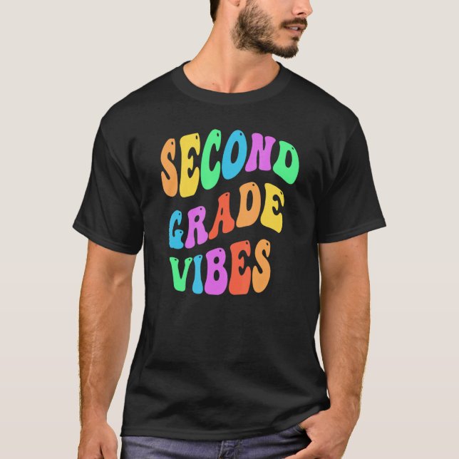 Camiseta VÍBITOS DO SEGUNDO GRAU DO Arco-Íris segundo Retro (Frente)