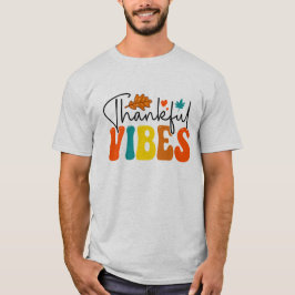 Camiseta Víblias agradecidas caem no outono, Ação de Graças