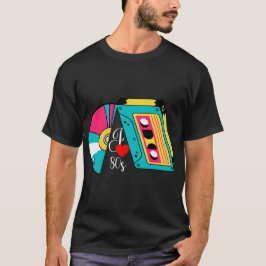 Camiseta Víblias da Mixtape 80: rebobinar para a Tee Rad